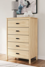 Load image into Gallery viewer, Cabinella - Tan - Five Drawer Chest