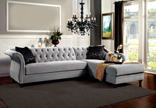 Load image into Gallery viewer, Rotterdam - Sectional - Warm Gray / Black / Silver