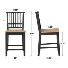 Load image into Gallery viewer, Magnolia - Counter Stool (Set of 2) - Black