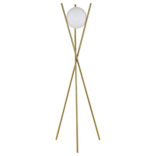 Load image into Gallery viewer, Yamileth - Spherical Bulb Metal Tripod Floor Lamp - Gold