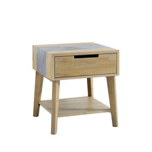 Load image into Gallery viewer, Calgary - Sintered Stone Inlay Side Table - Brown