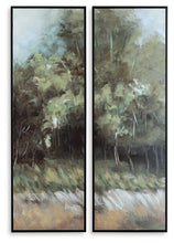 Load image into Gallery viewer, Dansot - Green / Brown - Wall Art Set (Set of 2)