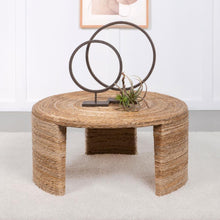 Load image into Gallery viewer, Artina - Woven Rattan Round Coffee Table - Natural