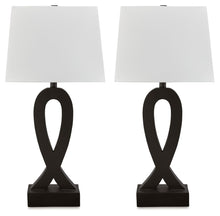Load image into Gallery viewer, Markellton - Black - Poly Table Lamp (Set of 2)