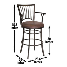 Load image into Gallery viewer, Bayview - Swivel Stool