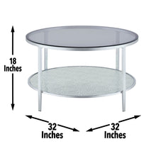 Load image into Gallery viewer, Frostine - Round Coffee Table - Silver