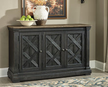 Load image into Gallery viewer, Tyler Creek - Black / Gray - Dining Room Server