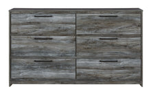 Load image into Gallery viewer, Baystorm - Gray - Six Smooth Drawer Dresser