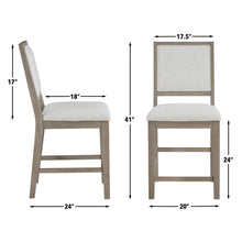 Load image into Gallery viewer, Lily - Counter Chair (Set of 2) - Gray