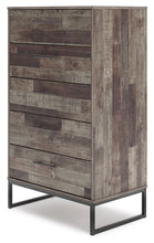 Load image into Gallery viewer, Neilsville - Black / Gray - Five Drawer Chest