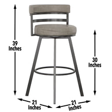 Load image into Gallery viewer, Gene - Swivel Bar Stool