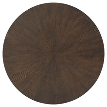 Load image into Gallery viewer, Brazburn - Dark Brown / Gold Finish - Round End Table