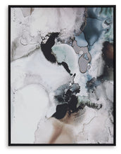 Load image into Gallery viewer, Mellrey - Black / White / Gray - Wall Art