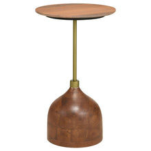 Load image into Gallery viewer, Colima - Round Wood Top Accent Side Table - Peach