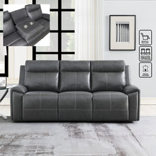 Load image into Gallery viewer, Gaston - Manual Reclining Loveseat - Gray