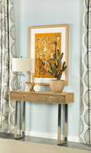 Load image into Gallery viewer, Draco - 2-Drawer Console Table Hand Carved Details - Natural