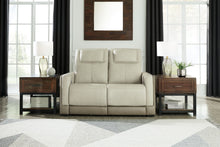 Load image into Gallery viewer, Battleville - Almond - PWR REC Loveseat/Adj Headrest