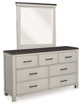 Load image into Gallery viewer, Darborn - Gray / Brown - Dresser And Mirror