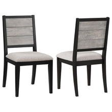 Load image into Gallery viewer, Elodie - Wood Dining Side Chair (Set of 2) - Gray And Black