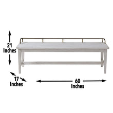 Load image into Gallery viewer, Pendleton - Dining Bench - White