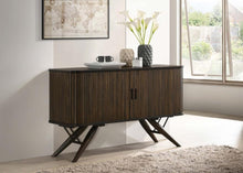 Load image into Gallery viewer, Wes - 2 Door Sideboard Buffet Storage Cabinet - Dark Walnut