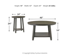 Load image into Gallery viewer, Caitbrook - Gray - Occasional Table Set (Set of 3)