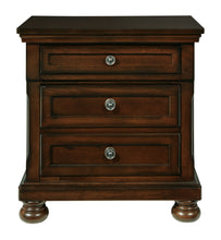 Load image into Gallery viewer, Porter - Dark Brown - Two Drawer Night Stand