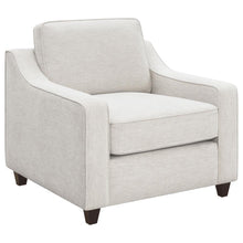 Load image into Gallery viewer, Christine - Upholstered Sloped Arm Accent Chair - Beige