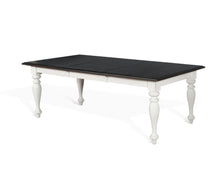 Load image into Gallery viewer, Carriage House - Rectangular Extension Dining Table - White / Dark Brown