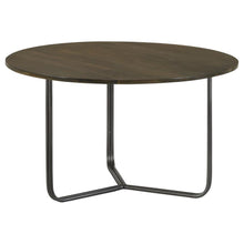 Load image into Gallery viewer, Yaritza - Round Mango Wood Coffee Table - Natural And Gunmetal