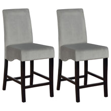 Load image into Gallery viewer, Stanton - Upholstered Counter Chairs (Set of 2) - Gray And Black