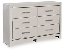 Load image into Gallery viewer, Zyniden - Silver - Six Drawer Dresser