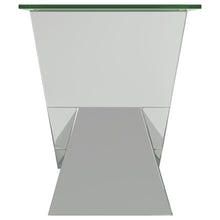 Load image into Gallery viewer, Taffeta - Glass Top Mirrored Acrylic End Table - Silver