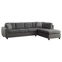 Load image into Gallery viewer, Stonenesse - Upholstered Sectional Chaise Sofa - Gray