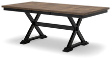 Load image into Gallery viewer, Wildenauer - Brown / Black - Rectangular Dining Extension Table