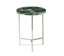 Load image into Gallery viewer, Foster - Jaspe Top Chairside Table - Green