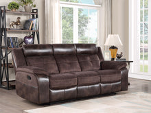 Load image into Gallery viewer, Pueblo - Manual Recliner Sofa - Dark Brown
