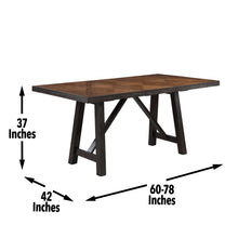 Load image into Gallery viewer, Halle - Counter Table With 18&quot; Leaf - Dark Brown