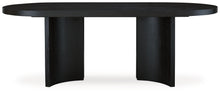 Load image into Gallery viewer, Rowanbeck - Black - Oval Dining Room Table