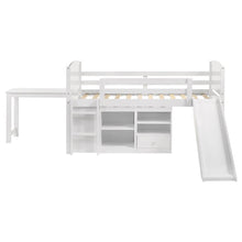 Load image into Gallery viewer, Millie - Twin Workstation Loft Bed - White