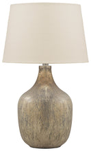 Load image into Gallery viewer, Mari - Gray / Gold Finish - Glass Table Lamp