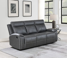 Load image into Gallery viewer, Gaston - Manual Reclining Sofa - Gray