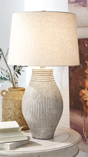 Load image into Gallery viewer, Layal - Beige - Paper Table Lamp
