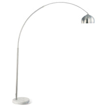 Load image into Gallery viewer, Krester - Dome Shade Metal Arc Floor Lamp - Chrome