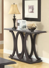 Load image into Gallery viewer, Shelly - Engineered Wood Entryway Console Table - Cappuccino