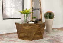 Load image into Gallery viewer, Zalika - Hexagonal Solid Mango Wood Coffee Table - Natural