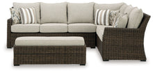 Load image into Gallery viewer, Brook Ranch - Brown - Sofa Sectional, Bench With Cushion (Set of 3)