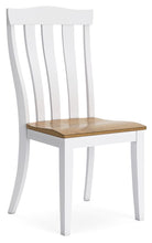 Load image into Gallery viewer, Ashbryn - White / Natural - Dining Room Side Chair (Set of 2)