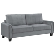 Load image into Gallery viewer, Davis - Upholstered Rolled Arm Sofa - Gray