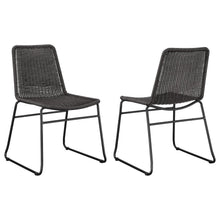 Load image into Gallery viewer, Dacy - Faux Rattan Metal Dining Side Chair (Set of 2) - Brown